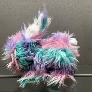 Build a Bear Colorful Fluffy Plush Toy